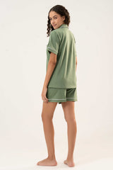 Cotton Short PJ Set – Sage Green